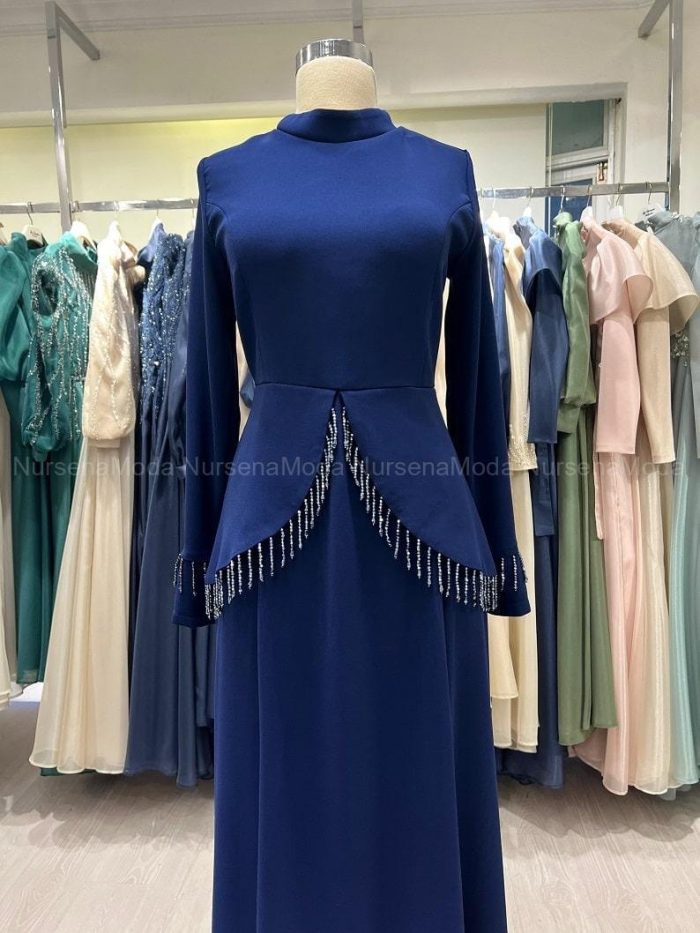 Gülnihal Lacivert Abiye2 nursena abiye