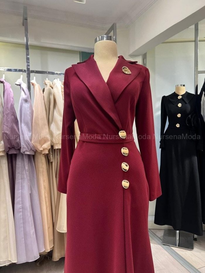 Sahra Abiye Krep Bordo